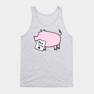 Cute Pig Be Kind Tank Top